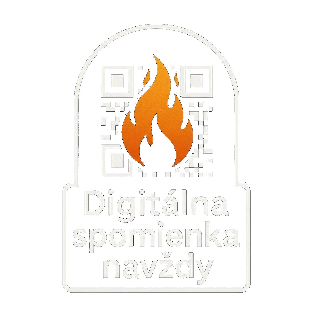 logo digitalna spomienka navždy biele